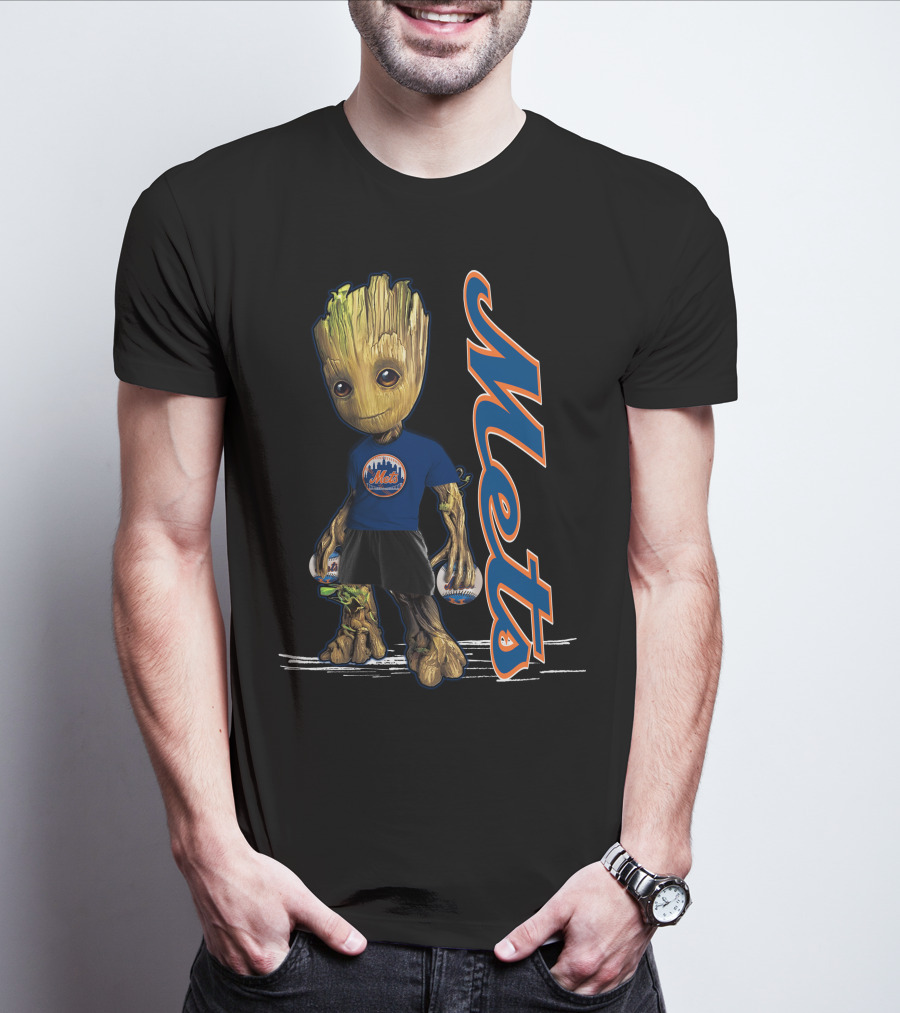 Groot Mets Baseball Fan New York Mets T-Shirt