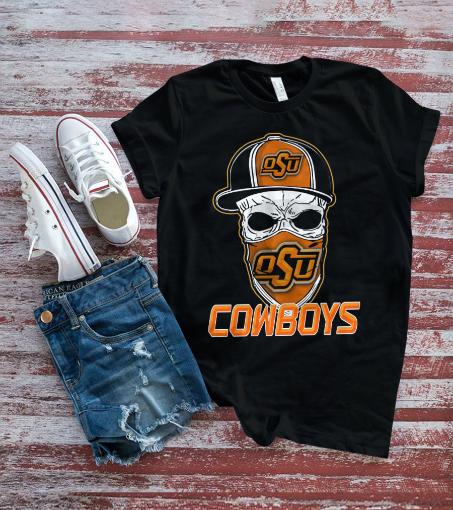 OSU Skull Hat Cowboys T-Shirt