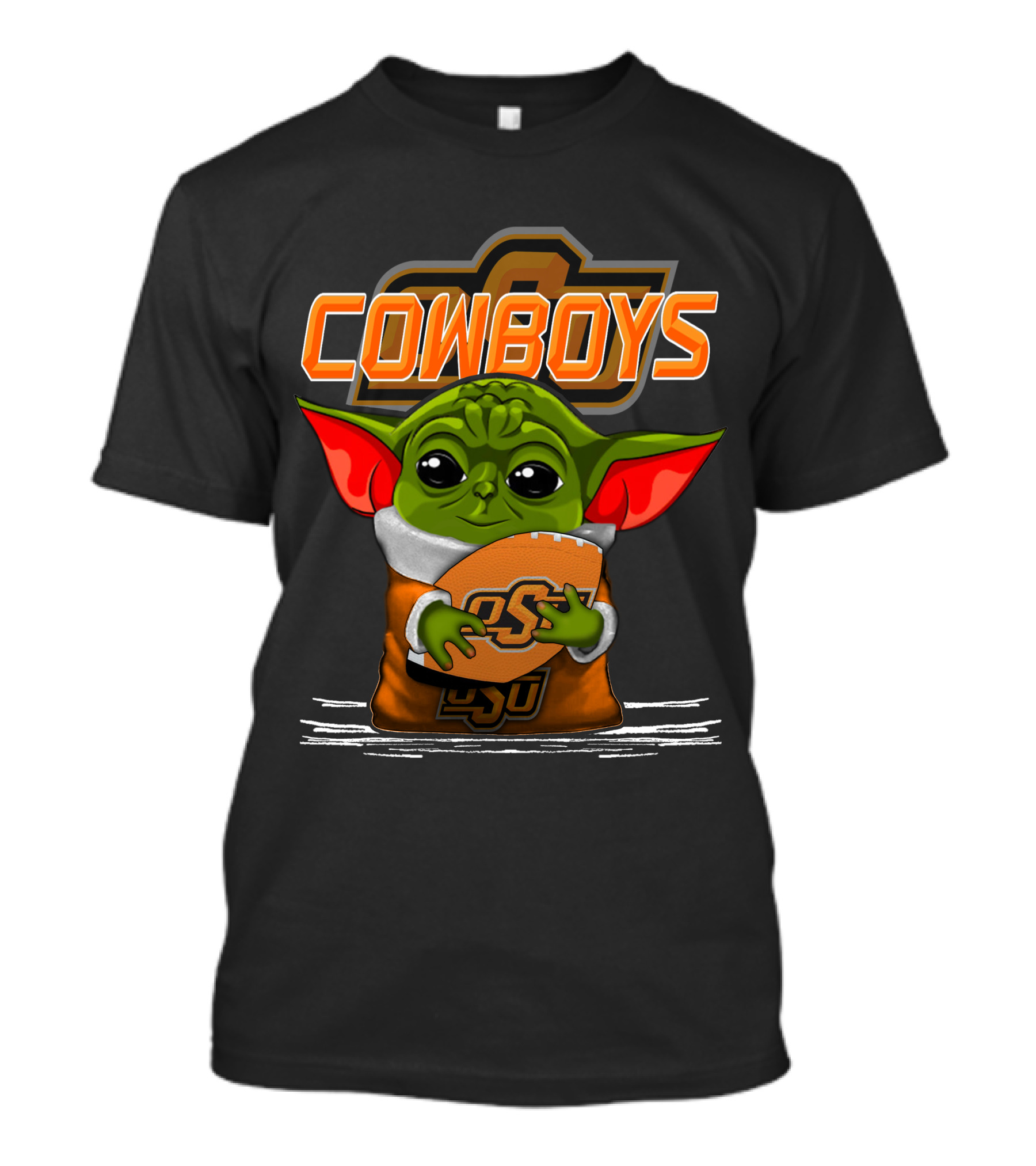 Cowboys OSU Yoda Football Fan T-Shirt