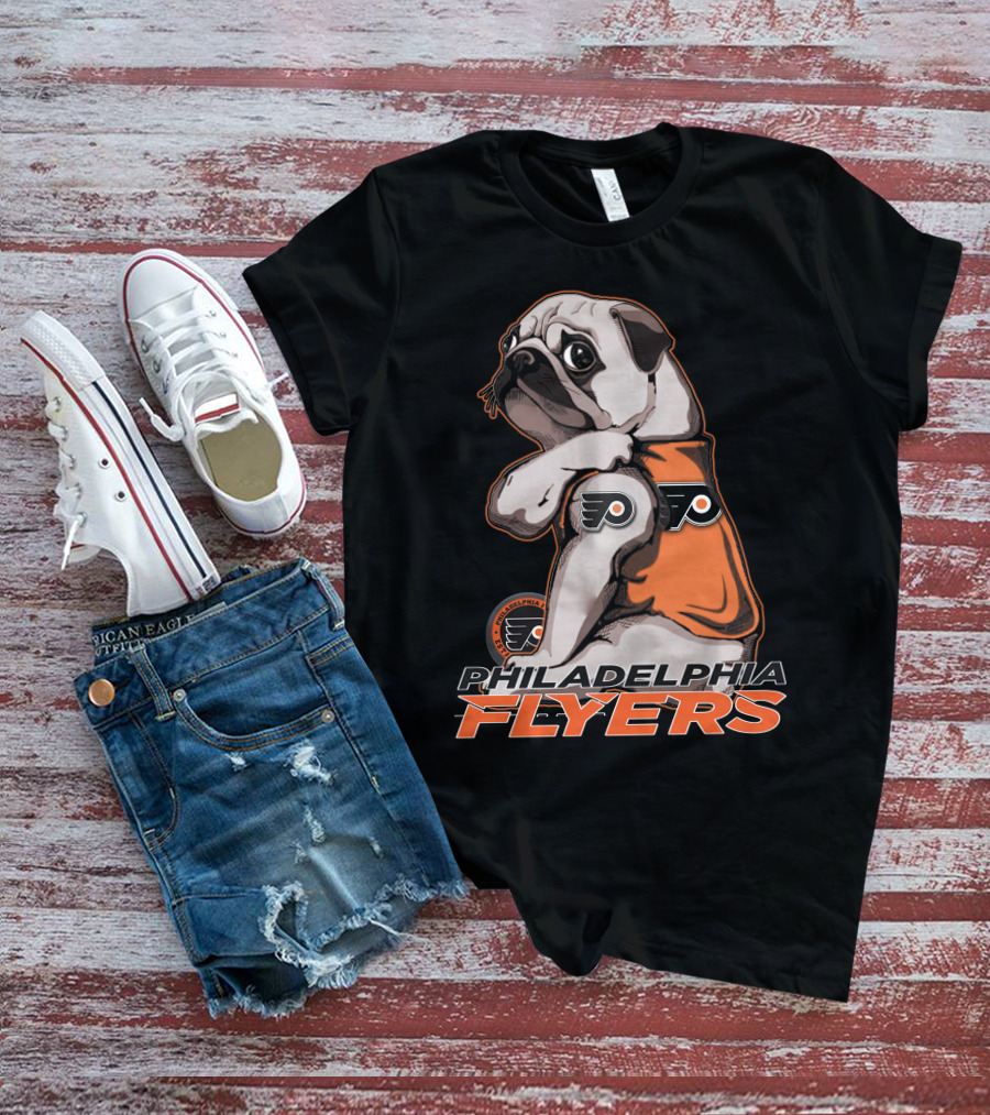 Philadelphia Flyers Pug Mascot T-Shirt