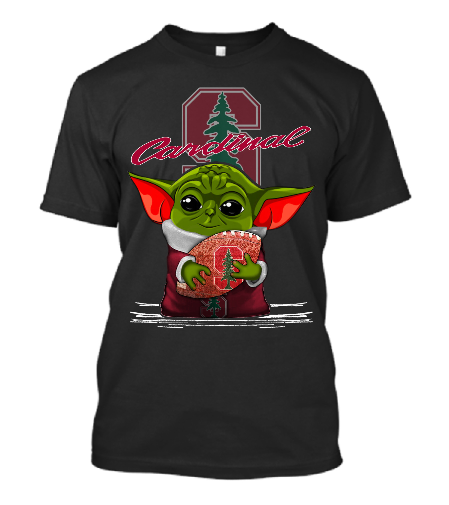 Yoda Stanford Cardinal Football Fans T-Shirt