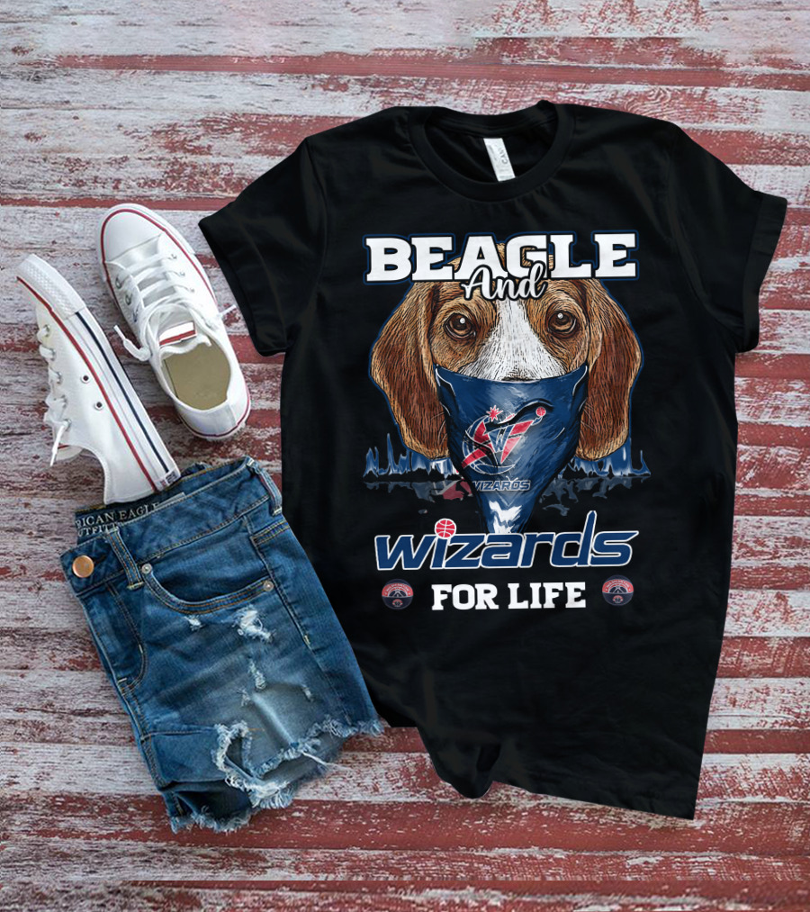 Beagle And Wizards For Life Washington Wizards T-Shirt