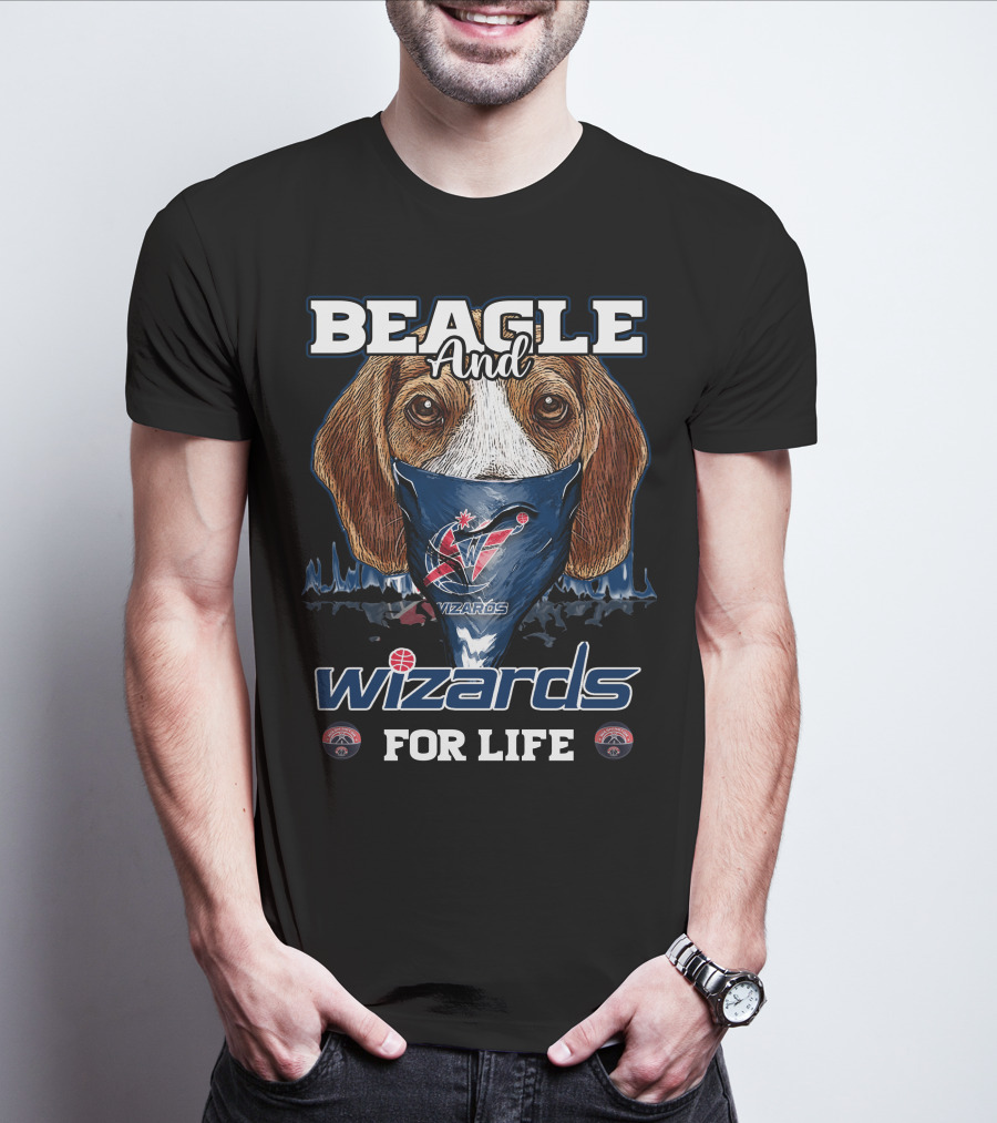 Beagle And Wizards For Life Washington Wizards T-Shirt