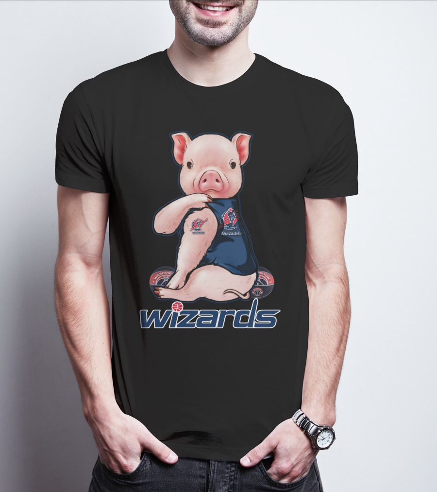Pig Washington Wizards Wizards Basketball Team T-Shirt
