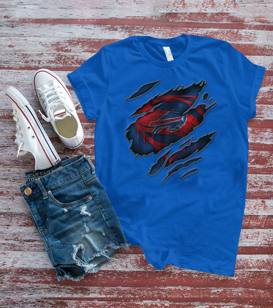 Buffalo Bills Logo Claw Design 81 T-Shirt