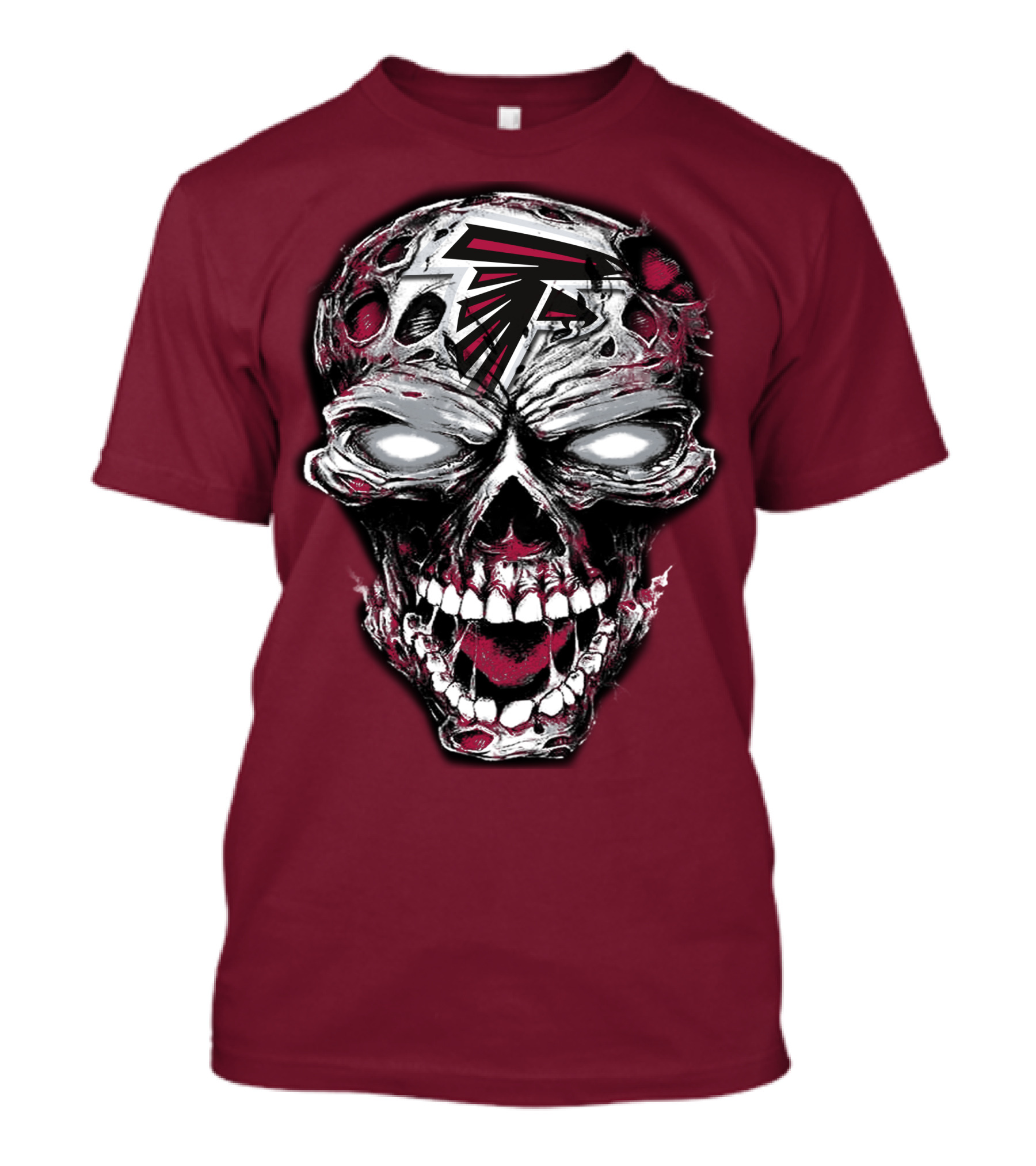 Atlanta Falcons Skull T-Shirt