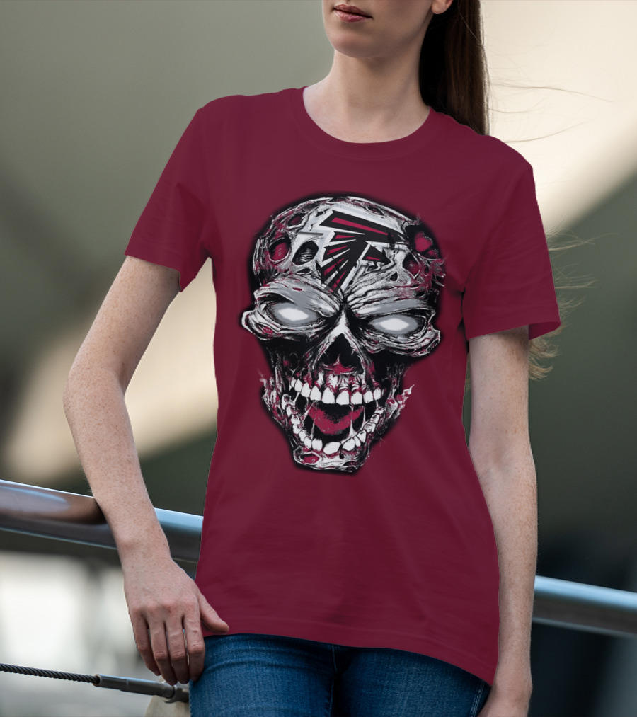 Atlanta Falcons Skull T-Shirt