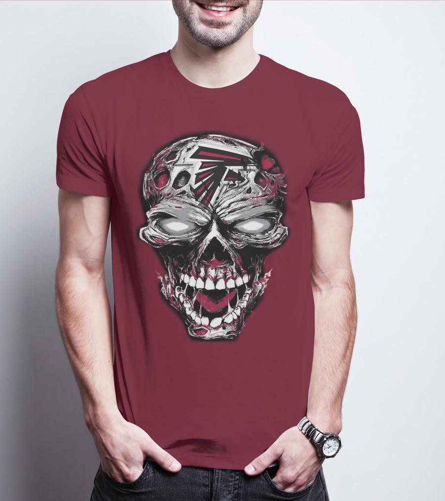Atlanta Falcons Skull T-Shirt