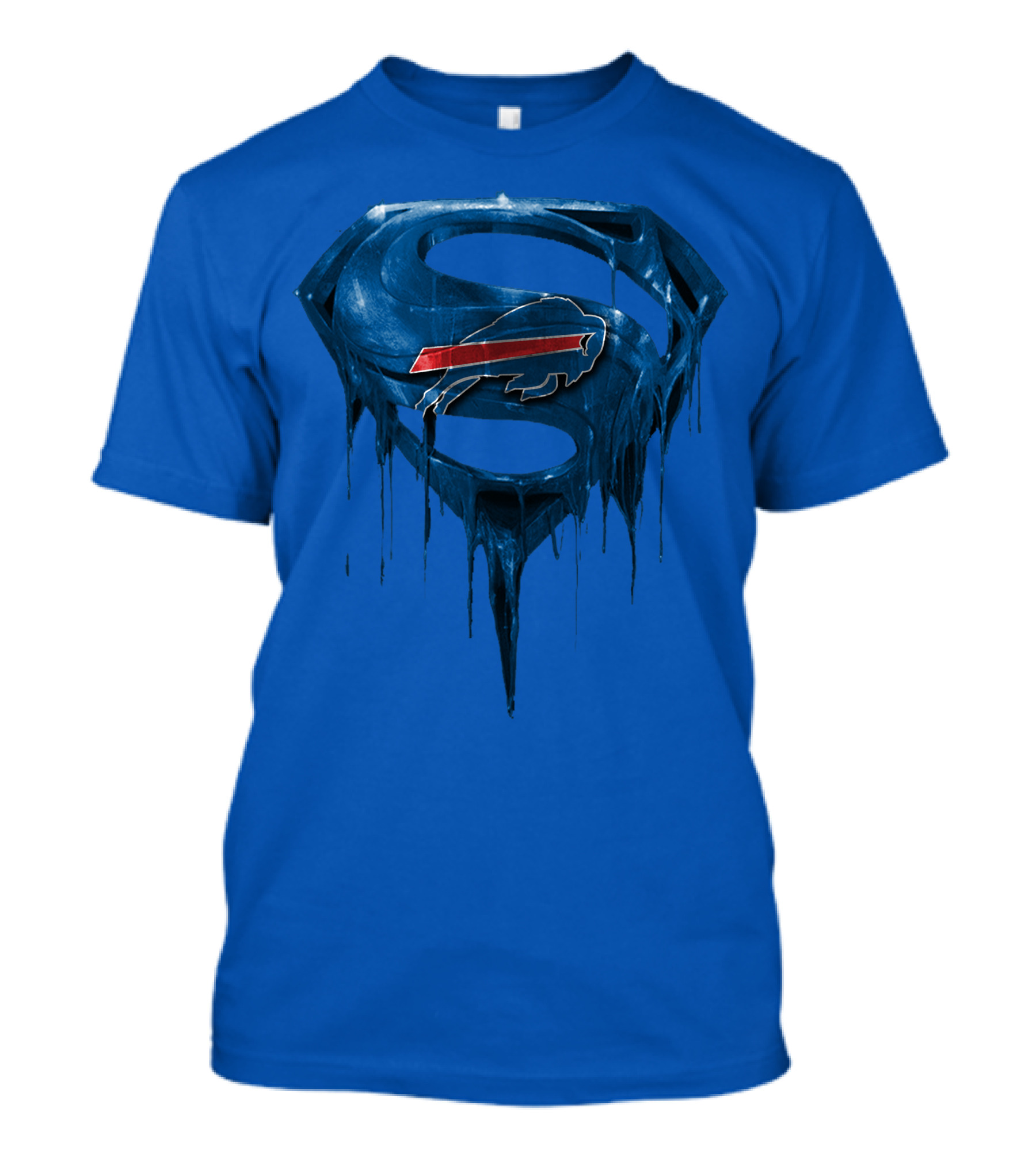 Superman Buffalo Bills Logo Fusion T-Shirt
