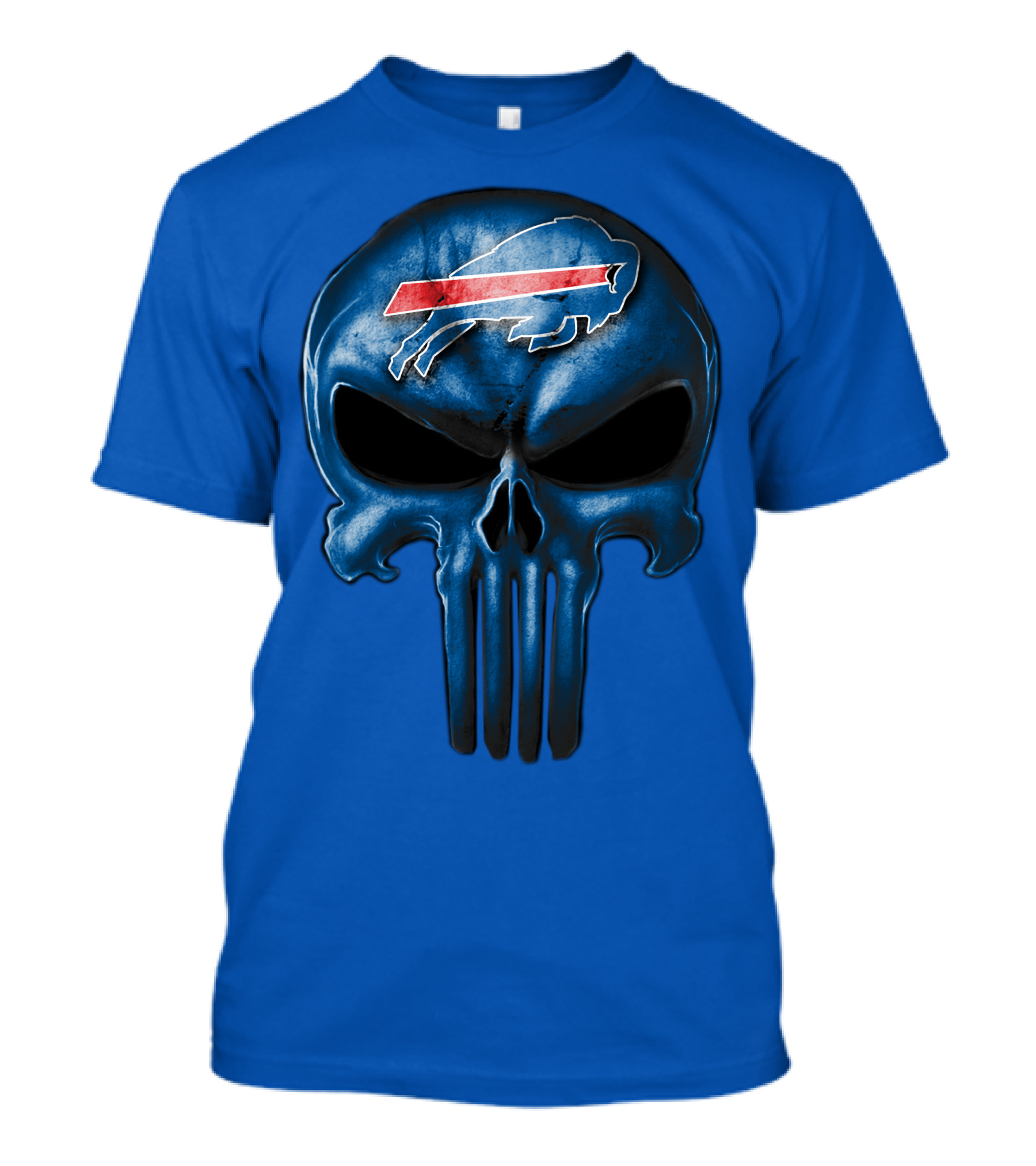 Buffalo Bills Skull Punisher T-Shirt
