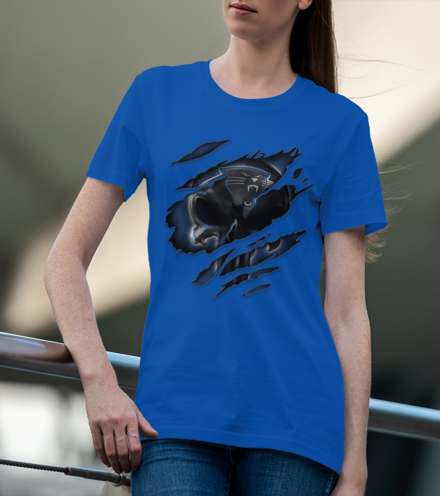 Carolina Panthers 49 Claw Mark T-Shirt