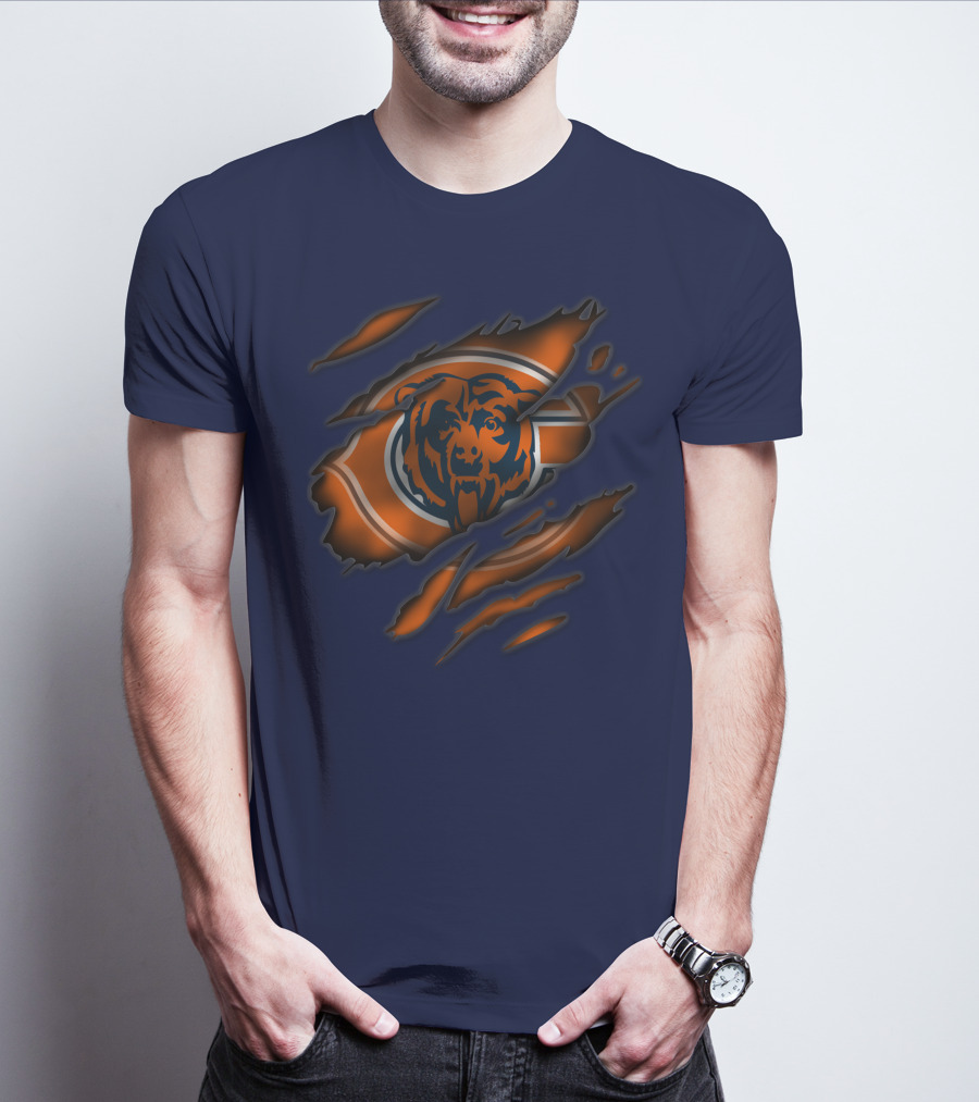 Chicago Bears 42 Claw Scratches T-Shirt