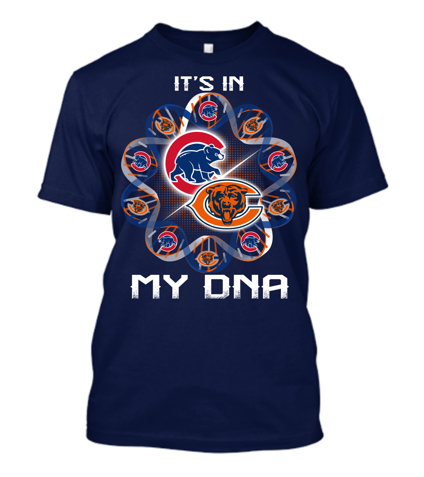 It's In My Dna Chicago Bears Logos T-Shirt
