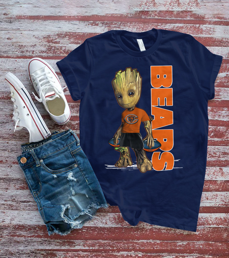 Groot Bears Chicago Nfl Football Fan T-Shirt