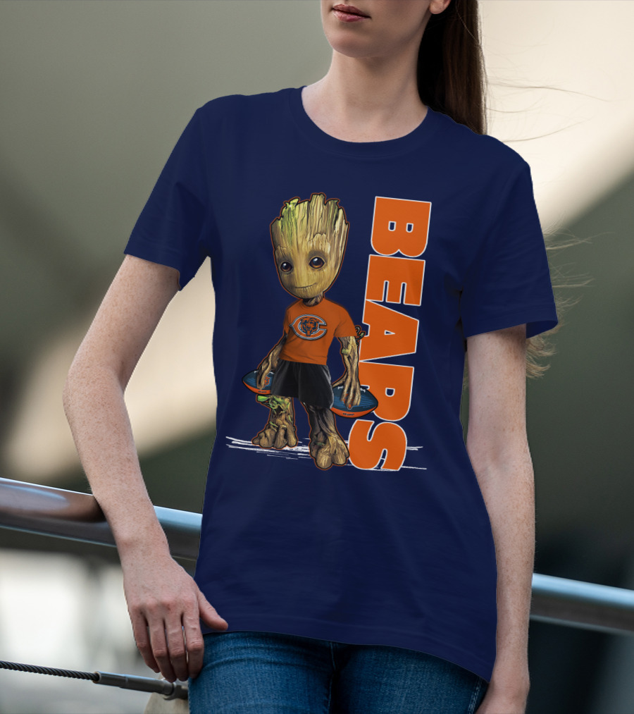 Groot Bears Chicago Nfl Football Fan T-Shirt