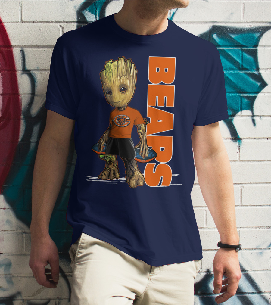 Groot Bears Chicago Nfl Football Fan T-Shirt