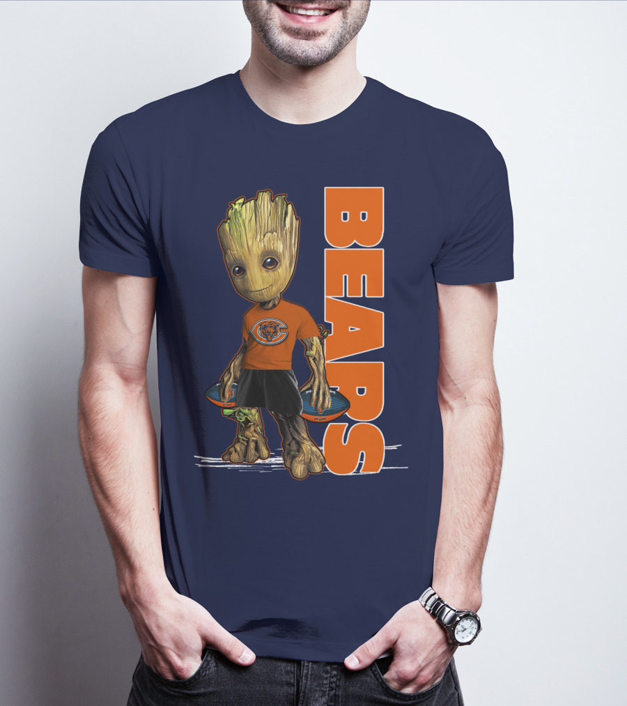 Groot Bears Chicago Nfl Football Fan T-Shirt