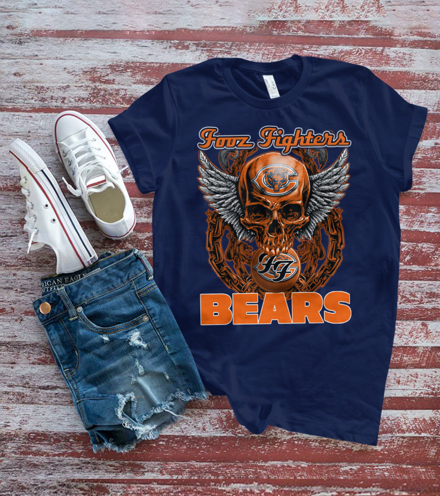 Fooz Fighters Chicago Bears T-Shirt