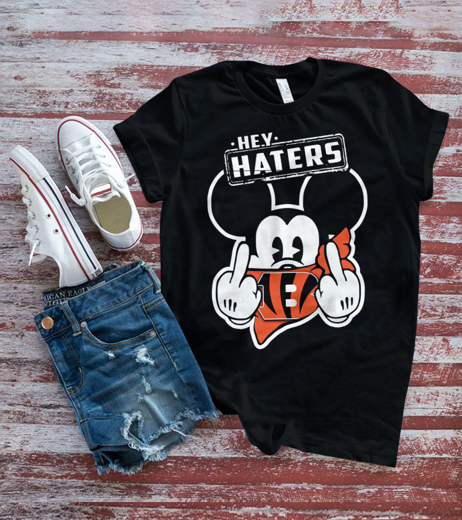 HEY HATERS Mick CINCINNATI BENGALS T-Shirt