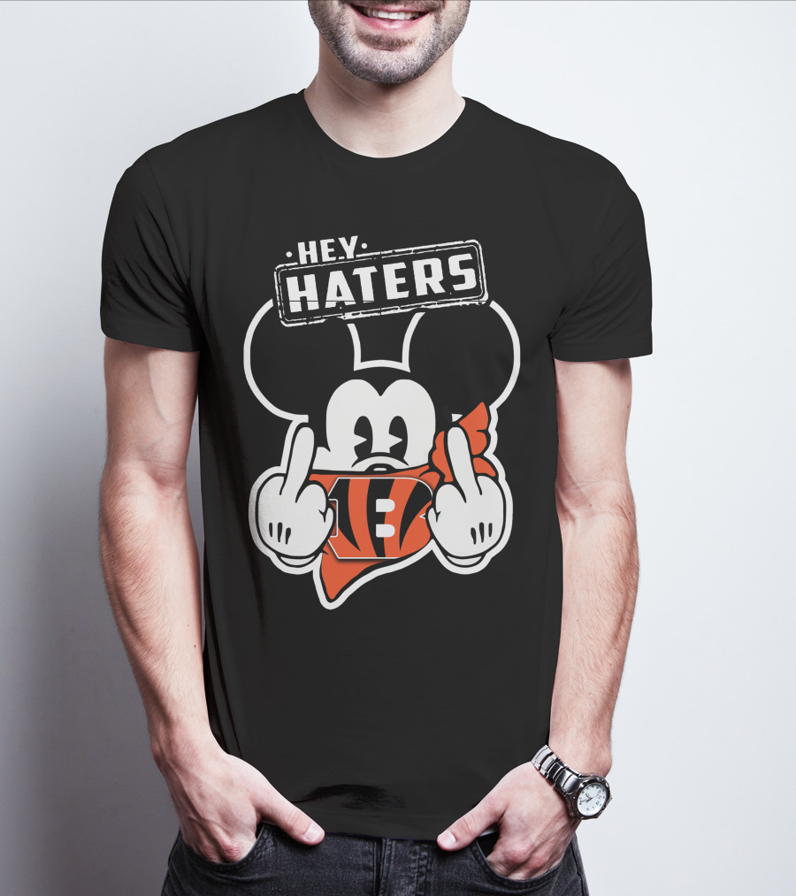 HEY HATERS Mick CINCINNATI BENGALS T-Shirt