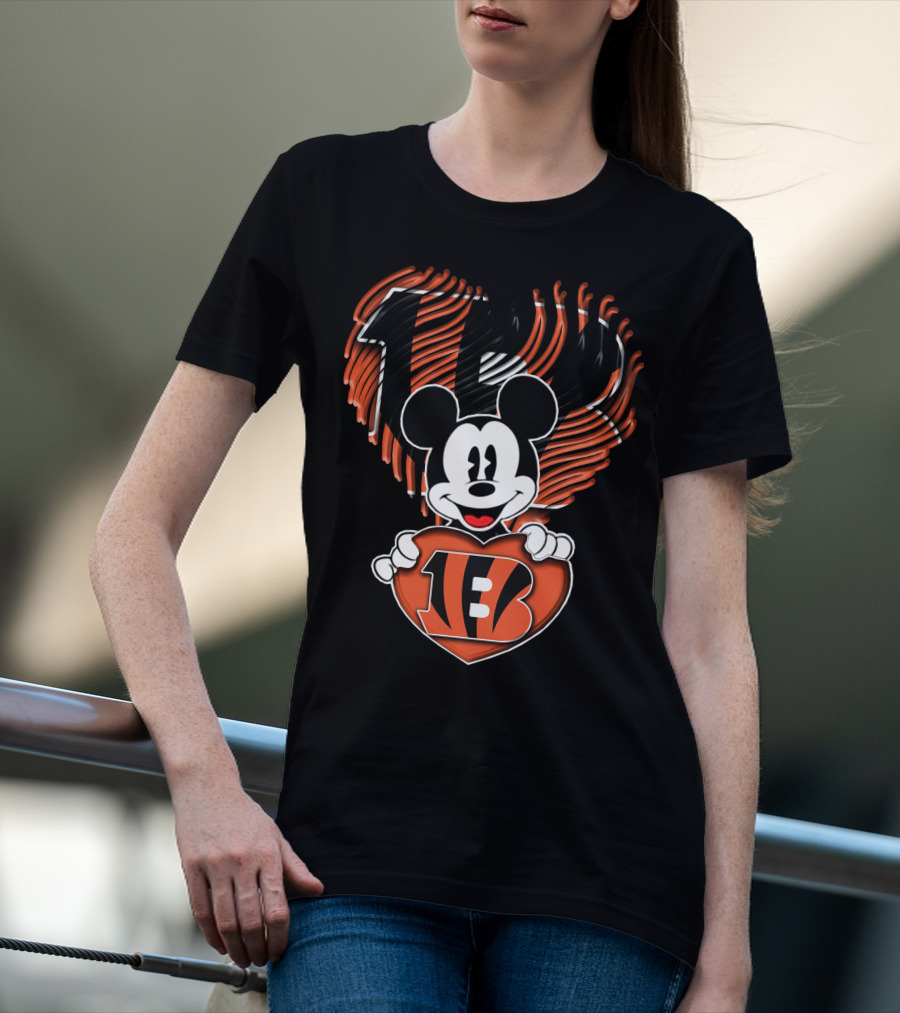 Mickey Mouse Cincinnati Bengals T-Shirt