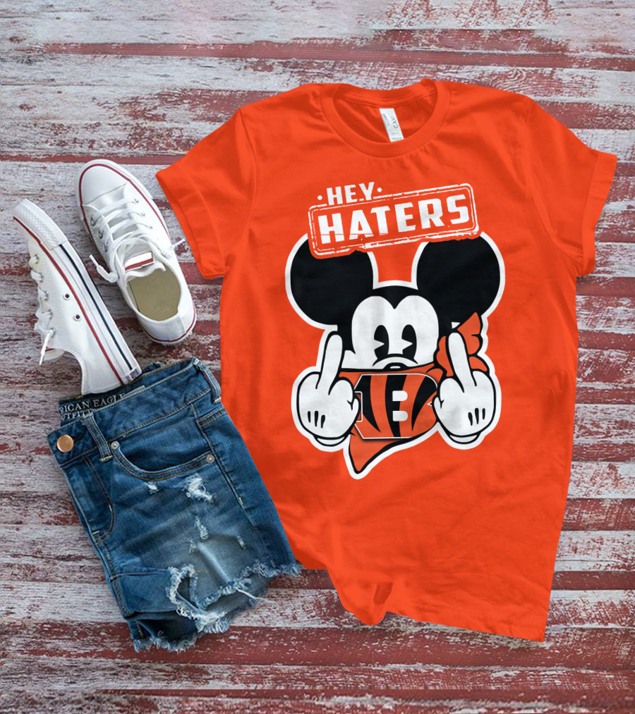 Hey Haters Mick V2 Cincinnati Bengals T-Shirt