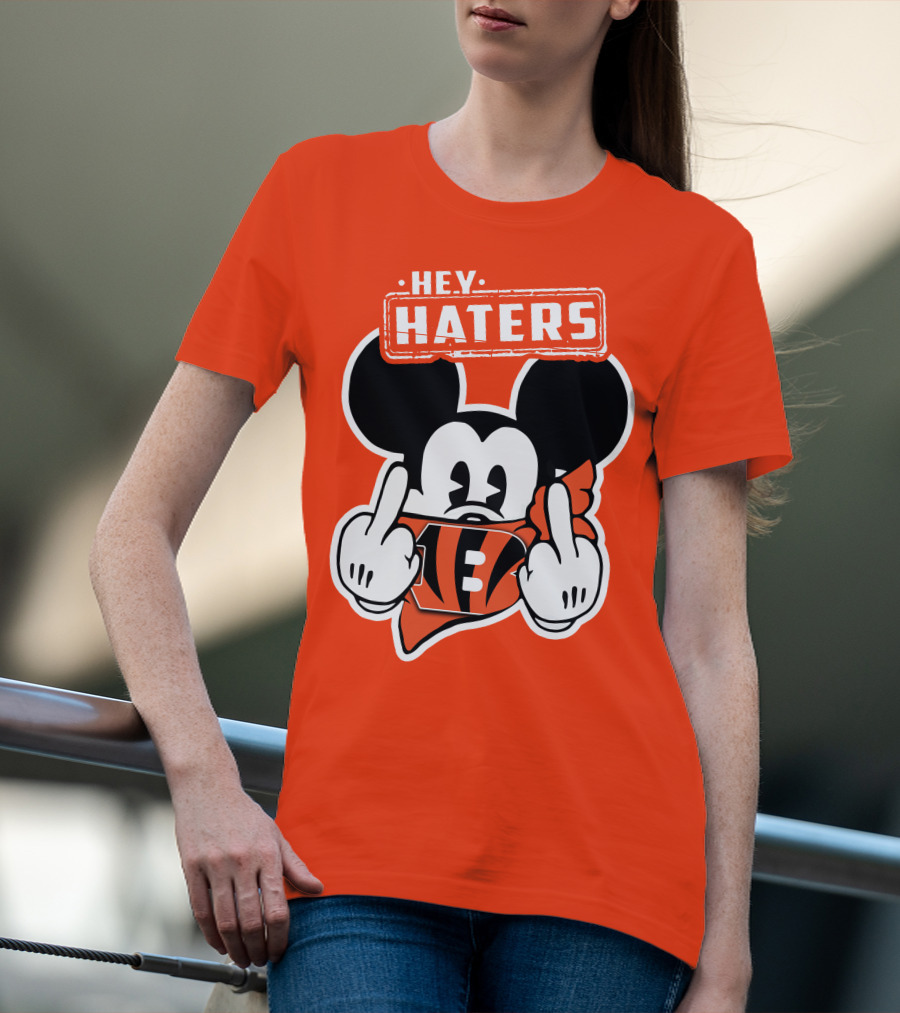 Hey Haters Mick V2 Cincinnati Bengals T-Shirt