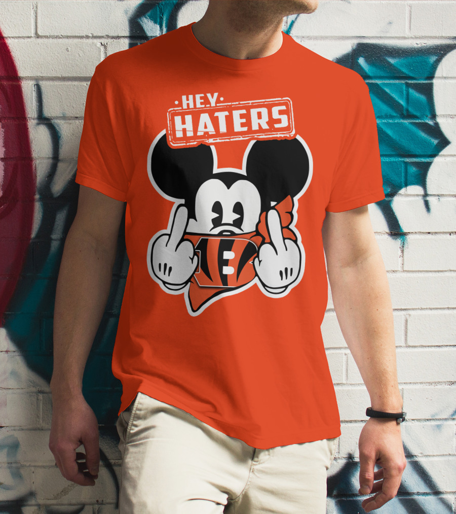 Hey Haters Mick V2 Cincinnati Bengals T-Shirt