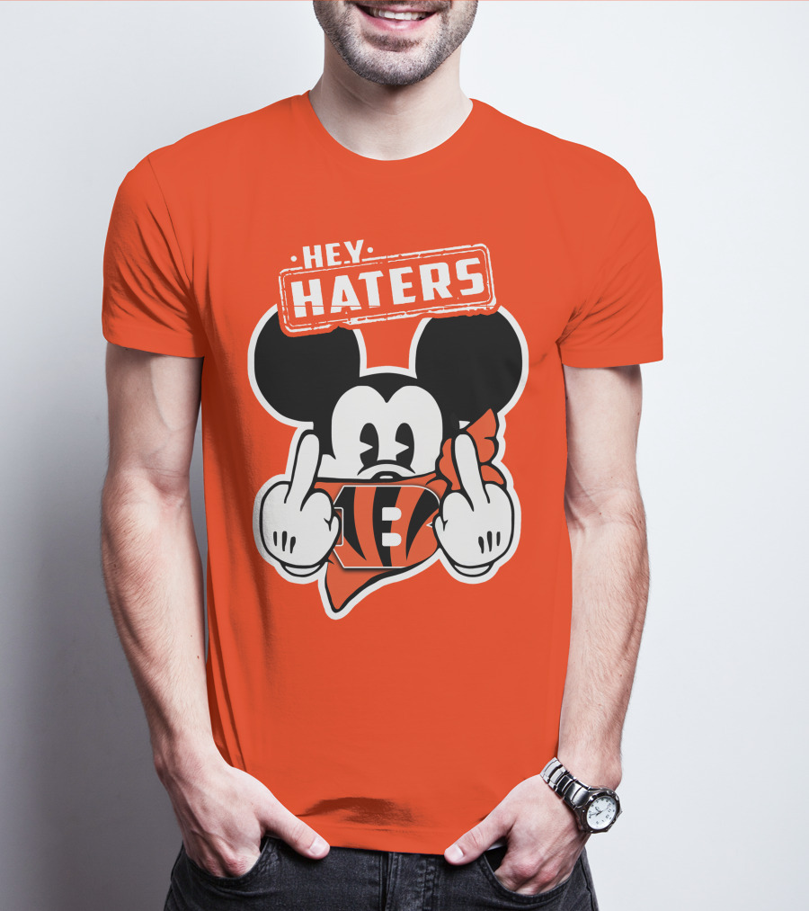 Hey Haters Mick V2 Cincinnati Bengals T-Shirt