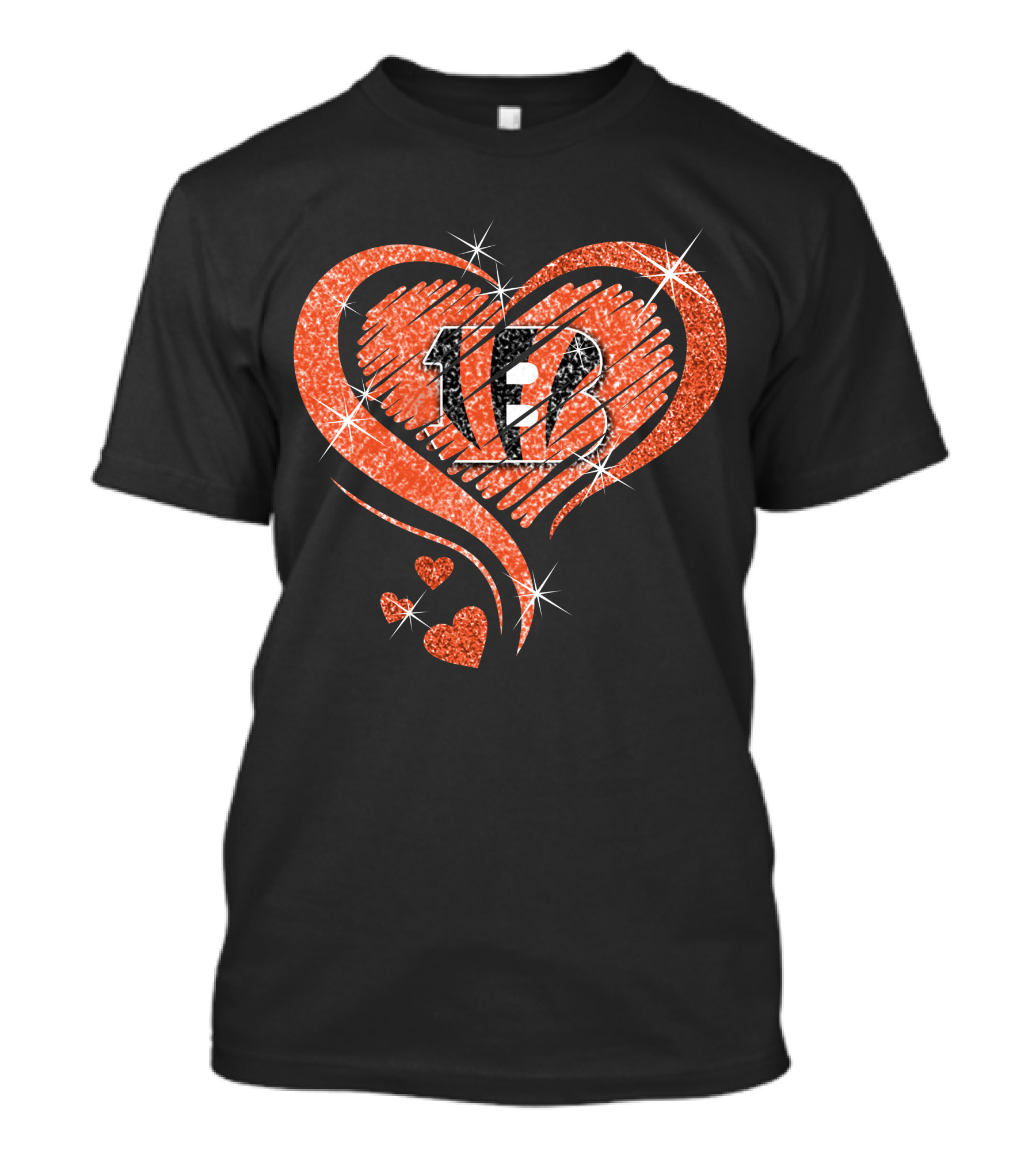 Heart 13 Cincinnati Bengals T-Shirt