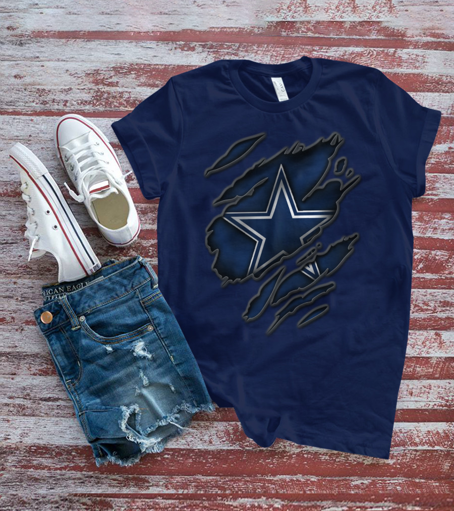 Torn Dallas Cowboys Star T-Shirt