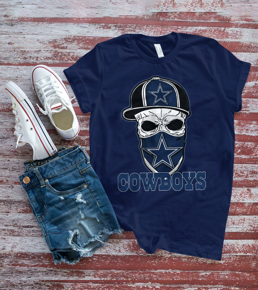 Cowboys Skull Star Hat T-Shirt