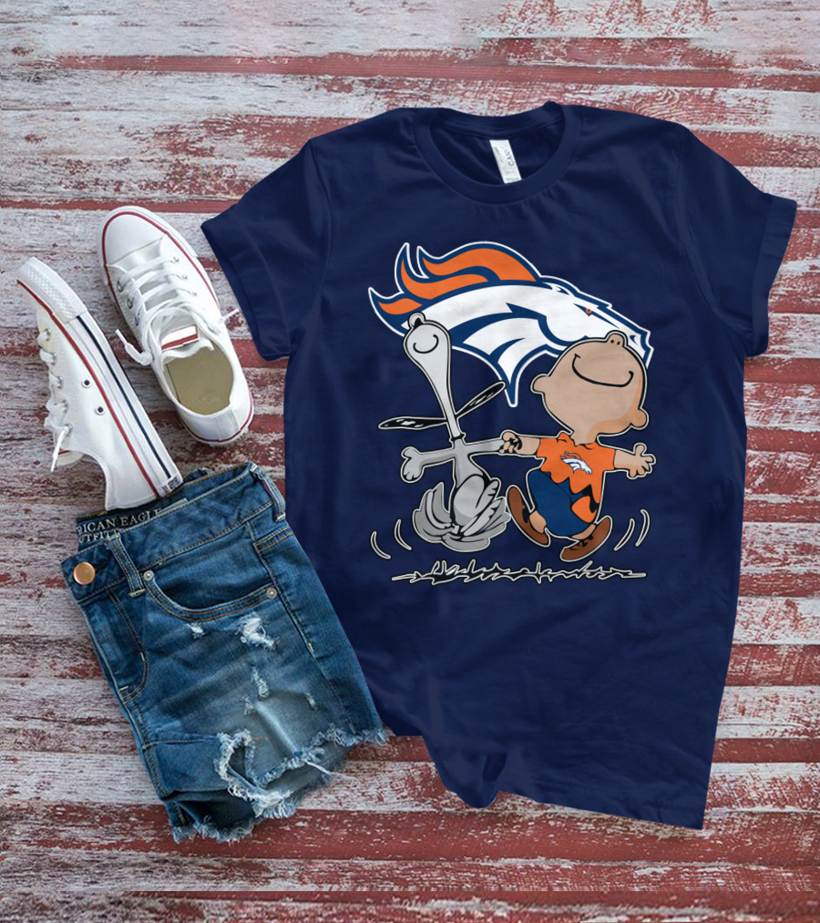 Denver Broncos Dancing Characters T-Shirt