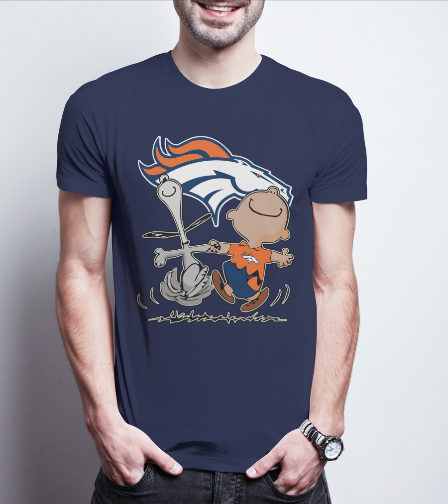Denver Broncos Dancing Characters T-Shirt