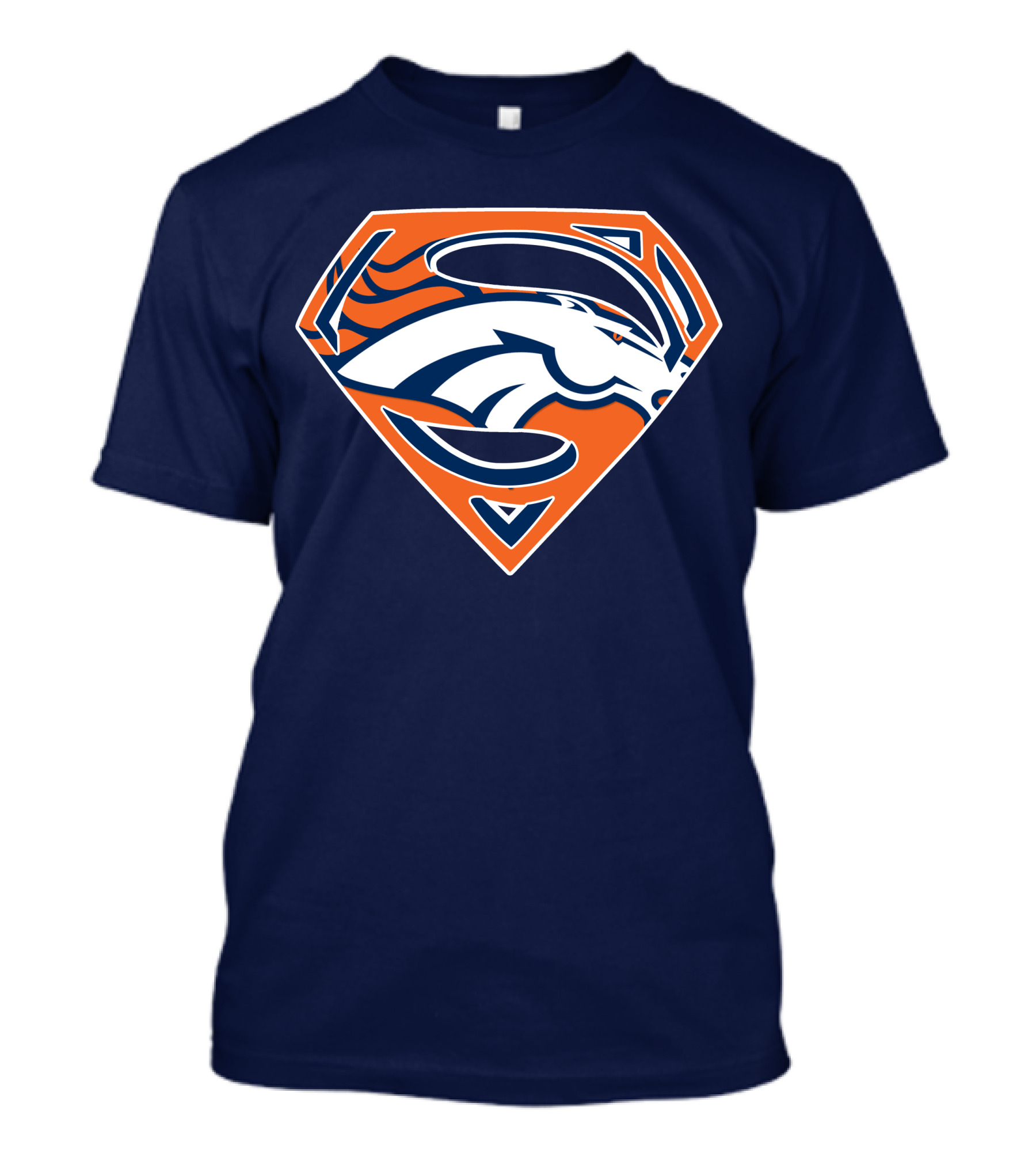 Denver Broncos Superhero Logo T-Shirt