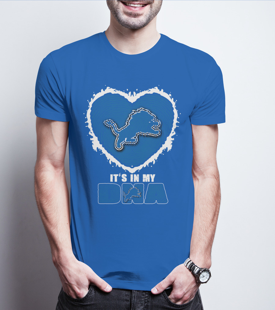It’s In My Dna Heart Detroit Lions T-Shirt