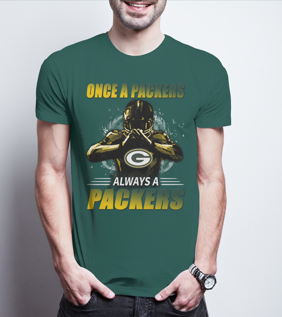 Once A Packers Always A Packers Green Bay Packers 38 T-Shirt
