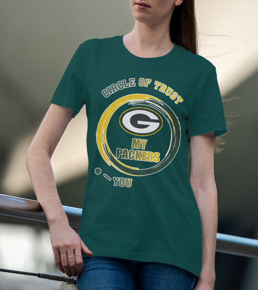 Circle Of Trust My Packers Green Bay Packers T-Shirt