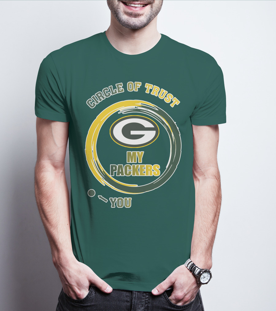 Circle Of Trust My Packers Green Bay Packers T-Shirt