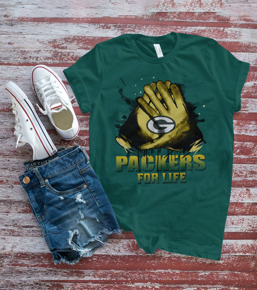 Packers For Life Green Bay Packers T-Shirt