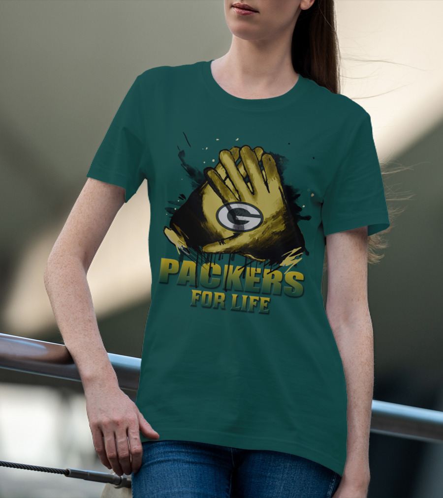 Packers For Life Green Bay Packers T-Shirt