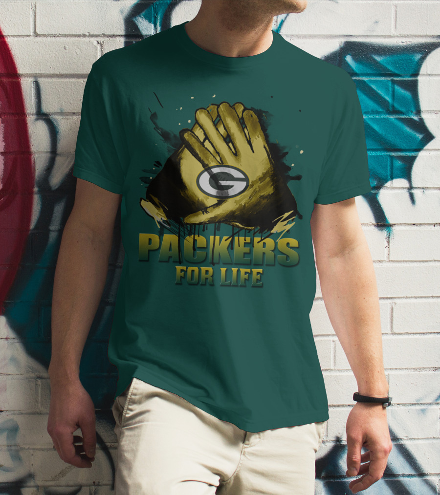 Packers For Life Green Bay Packers T-Shirt