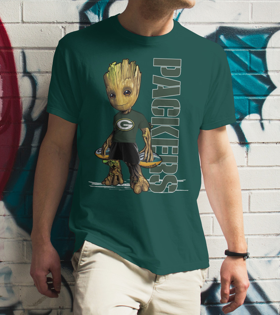 Groot Green Bay Packers Football Fan T-Shirt