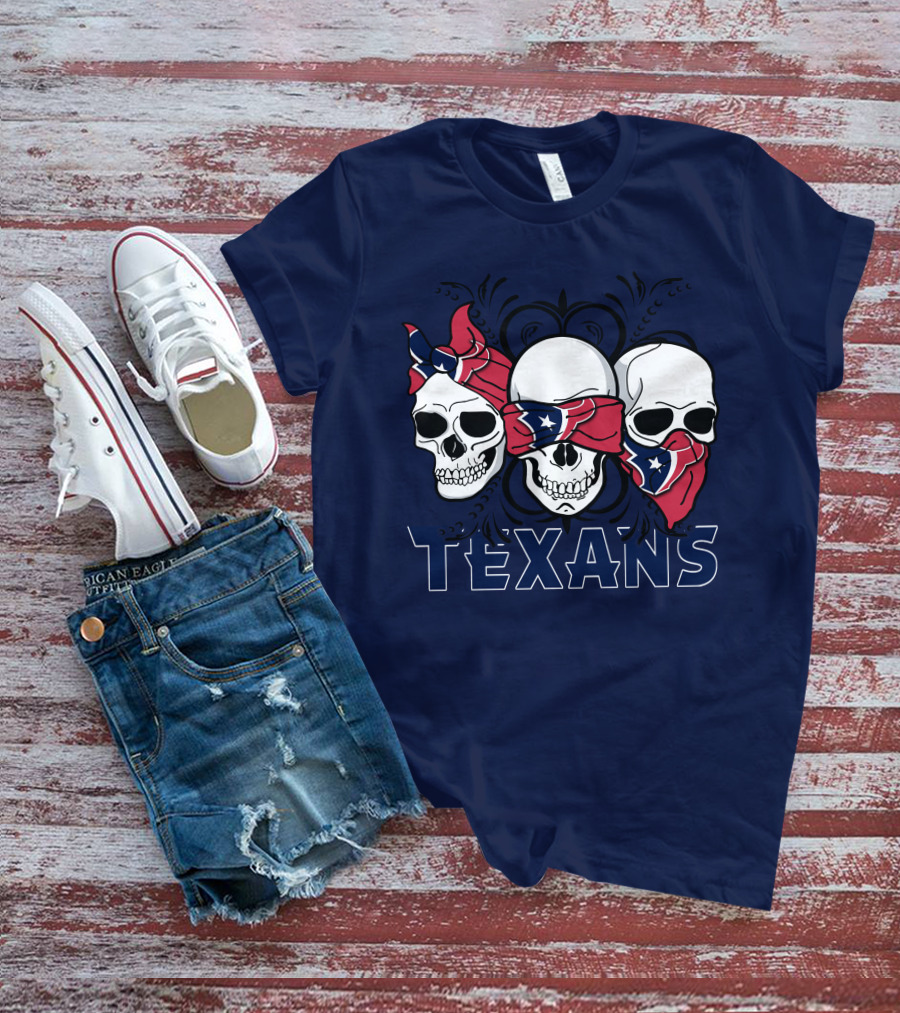 Texans Skull Trio Bandana T-Shirt