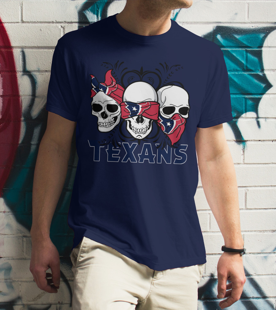 Texans Skull Trio Bandana T-Shirt