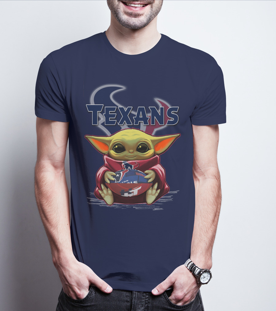 Yoda Texans Football Houston HT T-Shirt