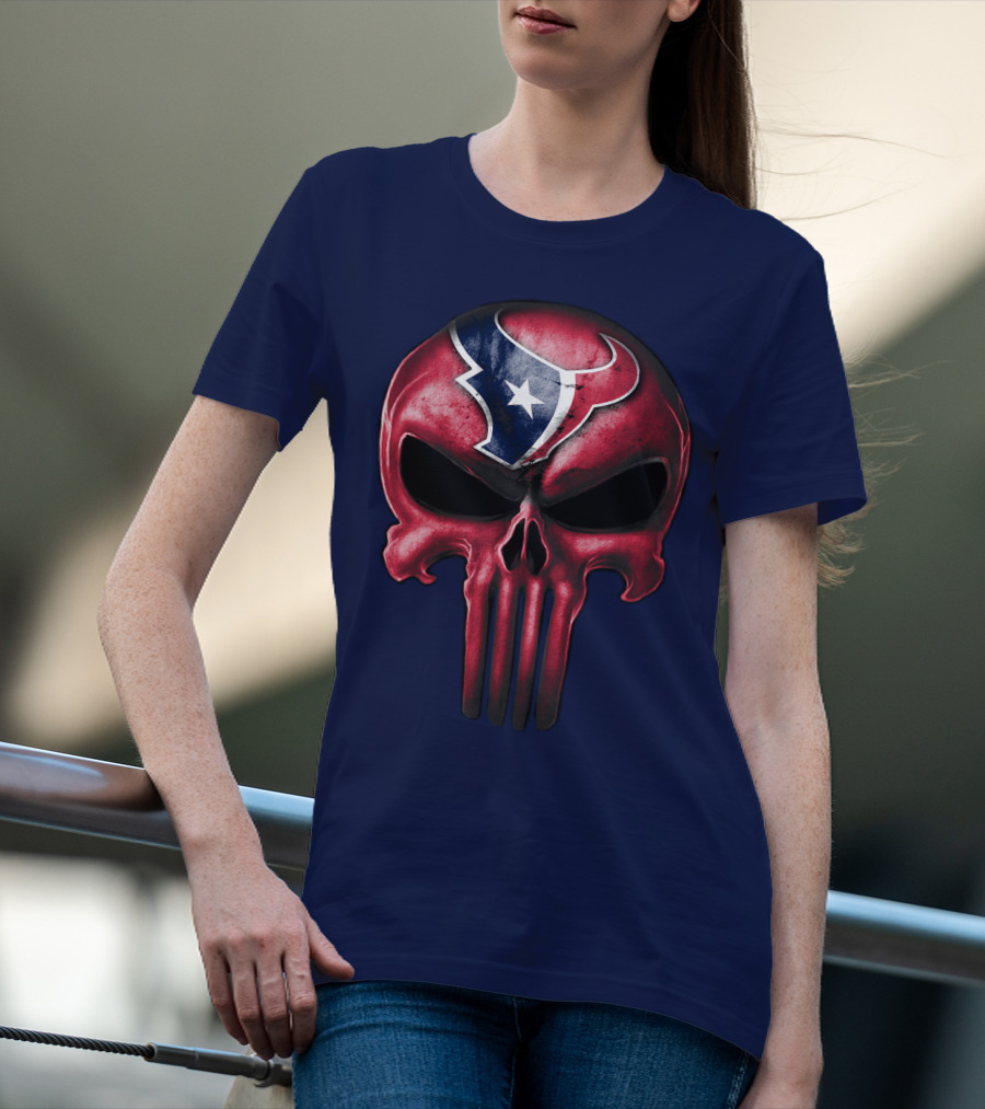Punisher Skull Houston Texans T-Shirt