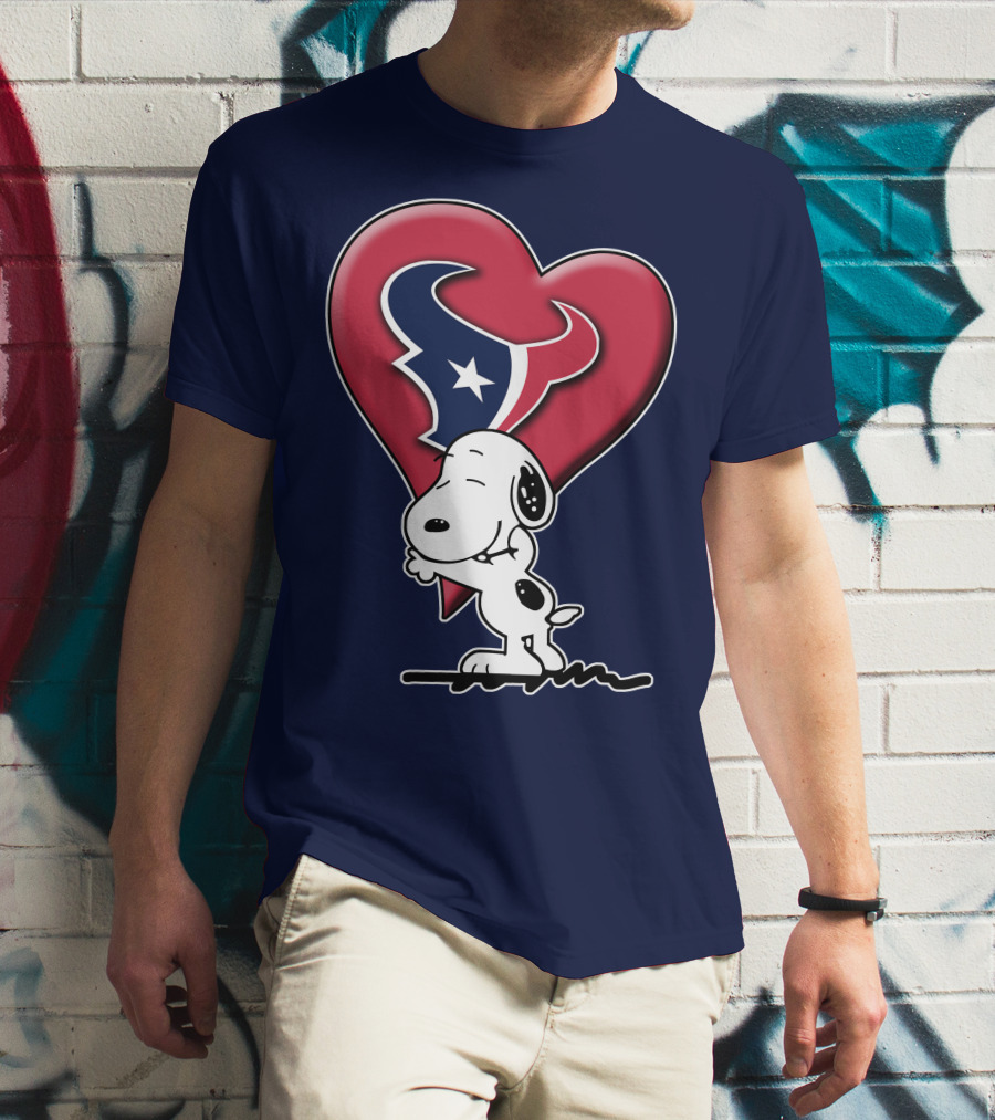 Snp Houston Texans Heart Embrace T-Shirt
