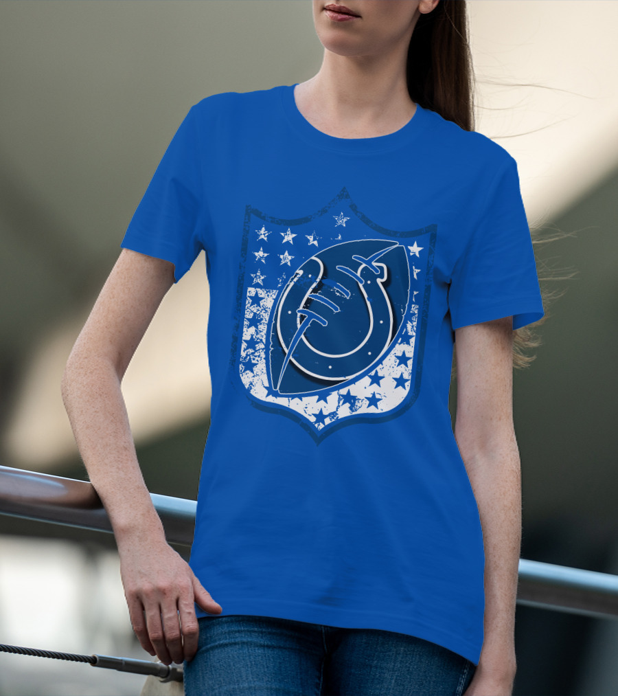 Indianapolis Colts Football Stars Shield T-Shirt