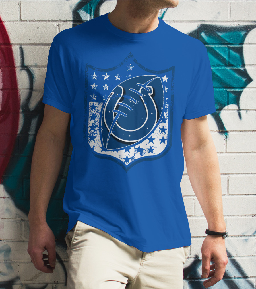 Indianapolis Colts Football Stars Shield T-Shirt